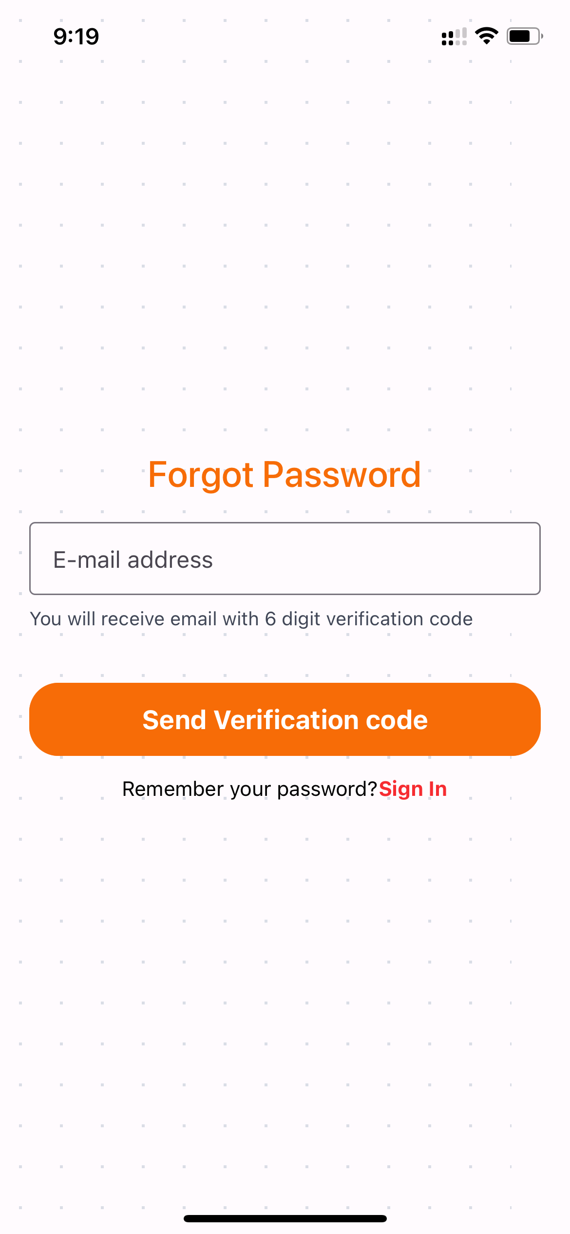 Forgot Password